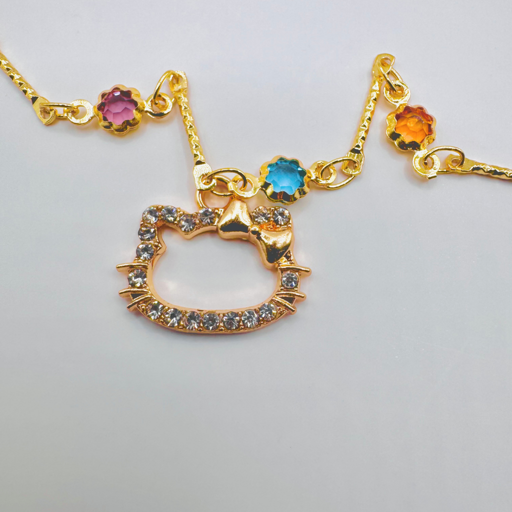 BEEEEDazzling Hello Kitty Charm Necklace